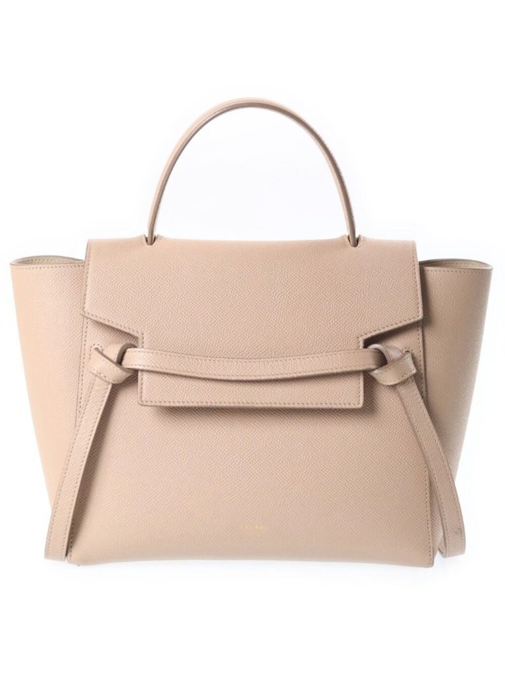 Celine Belt Bag Micro 2-Way Back Leather Beige